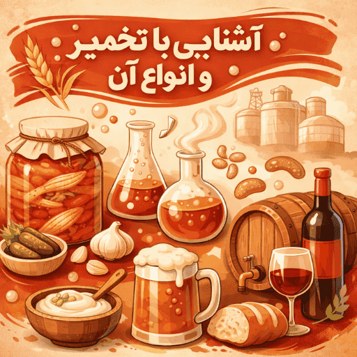 آشنایی با تخمیر و انواع آن